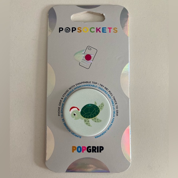 PopSocket Other - PopSockets Christmas Santa Turtle PopGrip